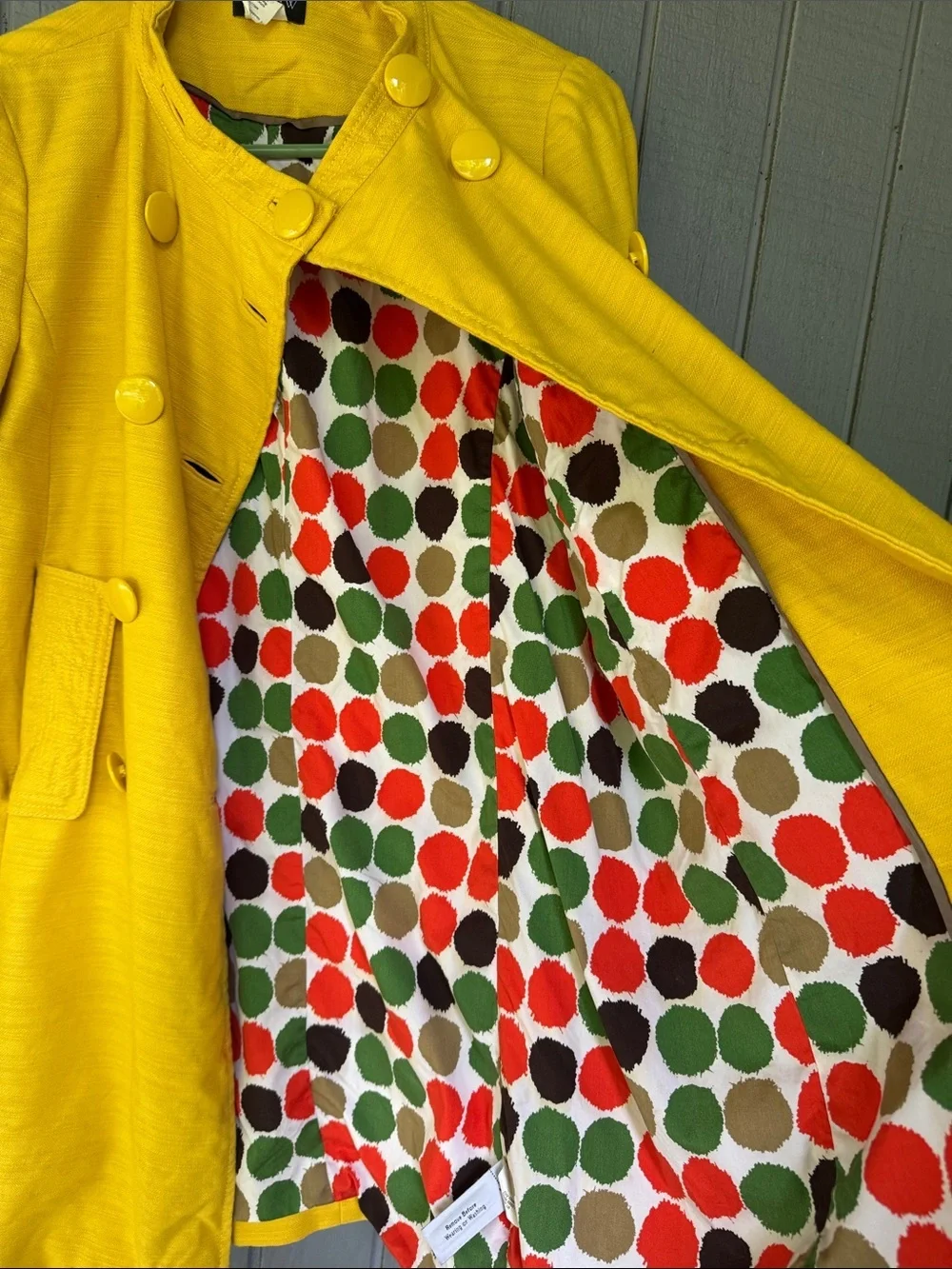 Jcrew Mustard Button Jacket Size 6